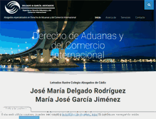 Tablet Screenshot of abogadoaduanas.com